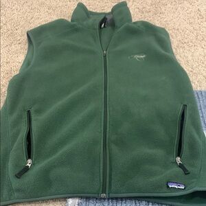 Patagonia Forest Green Fleece Vest